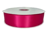 1 1/2"  Fuschia Satin Ribbon Double-face 100 Yds