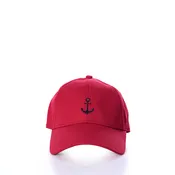 Anchor Baseball Hat - Red
