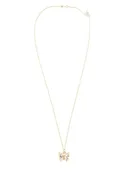 14K chip butterfly necklace