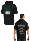 100 Years of Baseball Sport-Wick ® Fleece Short Sleeve Hooded Pullover