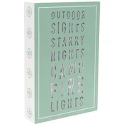 Campfire Lights 4" x 6" MDF Plaque