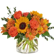 Sunlit Harvest Flower Arrangement