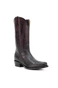 Allens Brand - Adam Full Quill Ostrich - Cutter Toe - Black Cherry - MAL-2005-OS2 CW