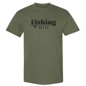 Hook & Trigger Men's Fishing Helps Short Sleeve Casual Shirt