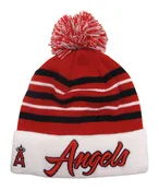 Anaheim Angels New Era Cuff Snow Stripe Embroidered Beanie Fold Cap