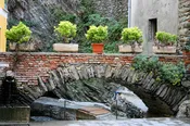 Bridge in Vernazza (Blank Card)
