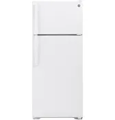 28" X 67.38" Ge 17.5 Cu. Ft. Top Freezer Refrigerator - White