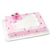 Baby Booties Cake - Pink (13405)