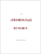 Abramson-Page Movement, The, edited by Richard Price