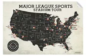 Baseball & Football Wall Art, Peel and Stick Decal Wallpaper