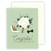 Congrats Wedding Greeting Card - Echo Park