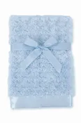 Bearington Baby Swirly Snuggle Blue Blanket - 197903