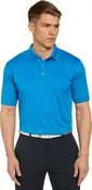 Callaway Golf CGM451 Vent Short Sleeve Open Mesh Polo Shirt - Medium Blue