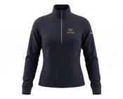 Columbia® Women's Elite Eagle Pullover 1/4 zip with embroidered W & Williams on the left chest. Black