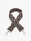 Guitar Strap: Leopard Pink/Khaki