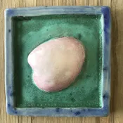 Quahog Tile — Clay Trout Pottery