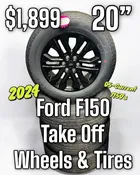 2024 Ford F150 20" Gloss Black Wheels & Tires — Big Boys Toys of the North