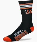 4 STRIPE DEUCE SOCK - BENGALS