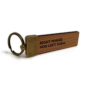 #1006: Left Them Key Tag