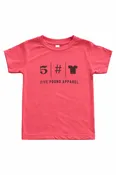 5# Logo Toddler Tee - Red