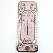 Soft Sunset 40 Premium Incense Sticks & Burner Set