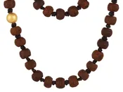 GURHAN Antiquities 24K Gold Bodhi Beads Strand Long Necklace, 36" Long