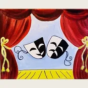 Art To Go paint kit "Break A Leg" | The Painted Petal | Art Design Studio | Sanford NC