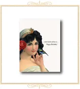 A Little Birdie Told Me So... BIRTHDAY Card 4.25" x 5.5" (CA2-ALB)
