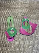 Eco Chic Handcrafted Leather Earrings - Sustainable Fashion — KFLEYE.COM