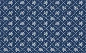 Classic Keepsakes -Rose Trellis- 14648 Navy Blue