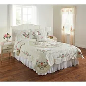 Ava Oversized Embroidered Cotton Quilt Collection