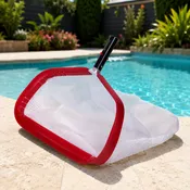 Spartan 17.5" Easy Flip Pool Leaf Rake With 16" Standard Soft Mesh Bag