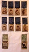 Diamond Match Cover Book U PICK FootBall Players Lions Pirates U of ILL 1930s