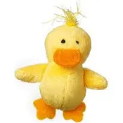 Multipet Look Whos Talking Plush Cat Toy Duck