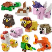 Mini Animal Brick Set Packs (10 Animals) – Candy-Free Party Favors