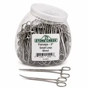 5" - Small Loop Forceps - Mixed - Display Jar of 60