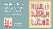 Sunshine Lane, Block of the Month Class