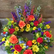 Sympathy Urn flowers