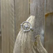 Alamea Compass with CZ Points Ring