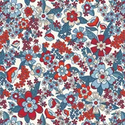 AGF Studio Bloomin' Americana BAM-47106 STAY GROOVY Fabric Yardage