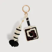 Hand crochet keyring