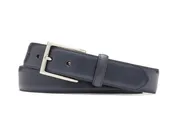 1-1/8" Glazed Calf Belt with Nickel Buckle