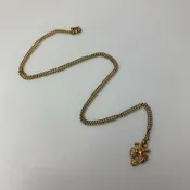 10K Black Hills Gold Pendant on 12K Gold Filled 18" Chain (1.8g)