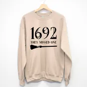 1692 They Missed One Women’s Halloween Sweatshirt