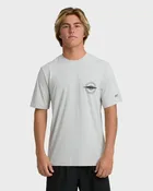 Billabong Men's Hollow Diamond Loose Fit Tee - Silver