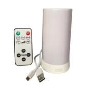 Cordless Rechargeable LED Candle Sleeve Insert