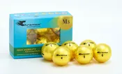 Chromax® Colored Yellow Golf Balls - Metallic M5 6 Ball Pack