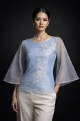 Baby Blue Kimona 5264