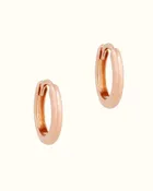 Gara Danielle 14k Rose Gold Huggie Hoop