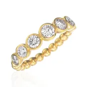 Bezel Set Large Diamond Band